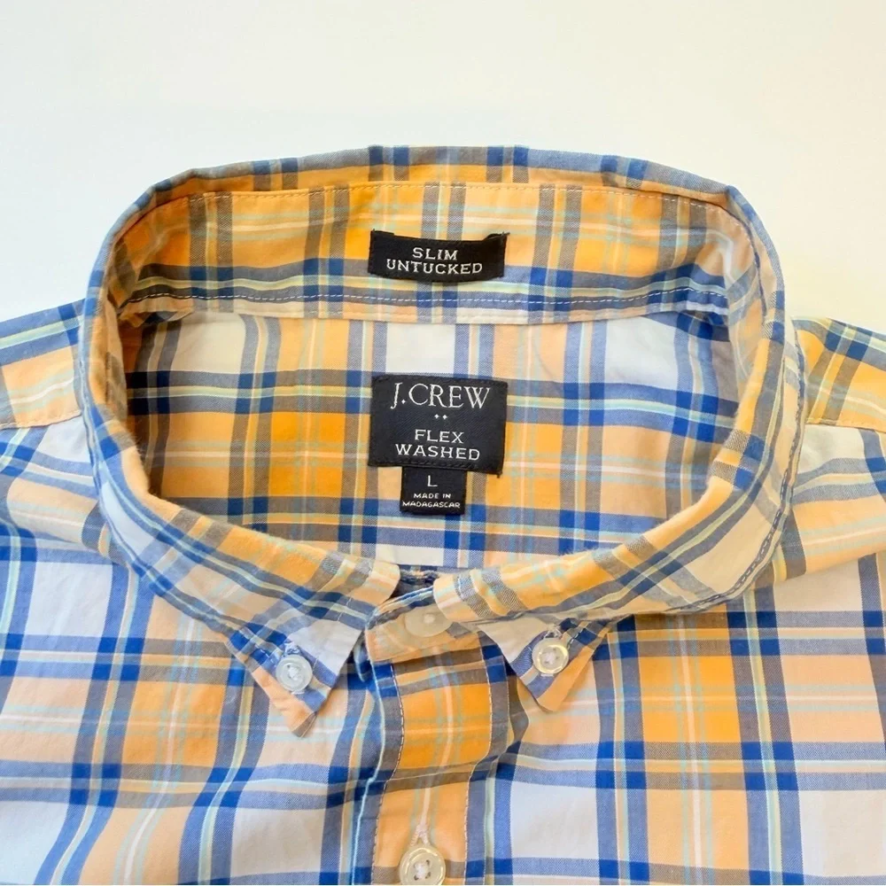 Men’s J. Crew Long Sleeve Shirt Slim Untucked Size Large​​​